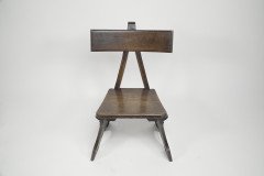E. W. Pugin. Gothic Revival Oak Chair Designed for the Granville Hotel in Ramsgate - Thumbnail 2