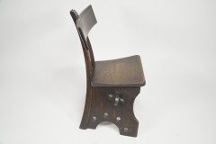 E. W. Pugin. Gothic Revival Oak Chair Designed for the Granville Hotel in Ramsgate - Thumbnail 3