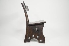 E. W. Pugin. Gothic Revival Oak Chair Designed for the Granville Hotel in Ramsgate - Thumbnail 4