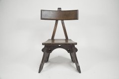 E. W. Pugin. Gothic Revival Oak Chair Designed for the Granville Hotel in Ramsgate - Thumbnail 7