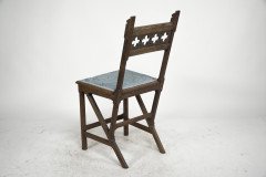 Hendrik Petrus Berlage. Dutch. A Set of Four Gothic Revival Oak Side Chairs - Thumbnail 5