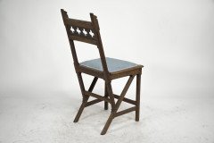 Hendrik Petrus Berlage. Dutch. A Set of Four Gothic Revival Oak Side Chairs - Thumbnail 7