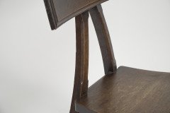 E. W. Pugin. Gothic Revival Oak Chair Designed for the Granville Hotel in Ramsgate - Thumbnail 11