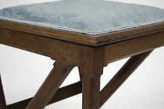Hendrik Petrus Berlage. Dutch. A Set of Four Gothic Revival Oak Side Chairs - Thumbnail 15