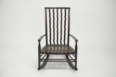 Liberty & Co., A Sweet Little Beech Stained & Original Cane Seated Rocking Chair - Thumbnail 2