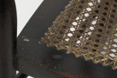 Liberty & Co., A Sweet Little Beech Stained & Original Cane Seated Rocking Chair - Thumbnail 17