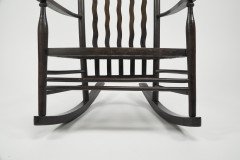 Liberty & Co., A Sweet Little Beech Stained & Original Cane Seated Rocking Chair - Thumbnail 18