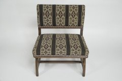E. W. Pugin Attributed, Gothic Revival Oak Duet Chair with Wide Seat - Thumbnail 6