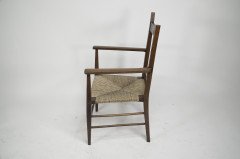 Liberty & Co. attributed. A set of six Glasgow Style Oak dining chairs - Thumbnail 14