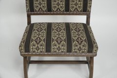 E. W. Pugin Attributed, Gothic Revival Oak Duet Chair with Wide Seat - Thumbnail 8