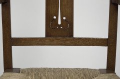 Liberty & Co. attributed. A set of six Glasgow Style Oak dining chairs - Thumbnail 18