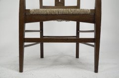 Liberty & Co. attributed. A set of six Glasgow Style Oak dining chairs - Thumbnail 20
