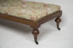 Philip Webb for Morris & Co. Attributed, a Large Aesthetic Movement Bobbin Turned Satinwood Chaise Lounge - Thumbnail 8