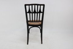 Gustav Siegel for J & J Kohn. Three Ebonised Bentwood Dining/cafe Chairs - Thumbnail 9