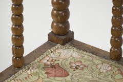 Philip Webb for Morris & Co. Attributed, a Large Aesthetic Movement Bobbin Turned Satinwood Chaise Lounge - Thumbnail 12