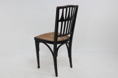 Gustav Siegel for J & J Kohn. Three Ebonised Bentwood Dining/cafe Chairs - Thumbnail 10