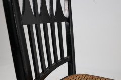 Gustav Siegel for J & J Kohn. Three Ebonised Bentwood Dining/cafe Chairs - Thumbnail 19