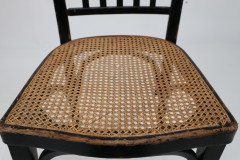 Gustav Siegel for J and J Kohn, Ebonised Bentwood Dining Chair - Thumbnail 21