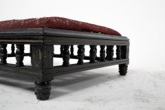 Small Aesthetic Movement Ebonised Foot Stool c.1880 - Thumbnail 6
