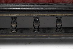 Small Aesthetic Movement Ebonised Foot Stool c.1880 - Thumbnail 7