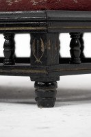 Small Aesthetic Movement Ebonised Foot Stool c.1880 - Thumbnail 11