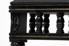 Small Aesthetic Movement Ebonised Foot Stool c.1880 - Thumbnail 13