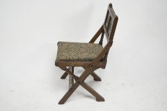 Bruce Talbert for Gillow & Co., Gothic Revival Scissor-Style Side Chair - Thumbnail 3