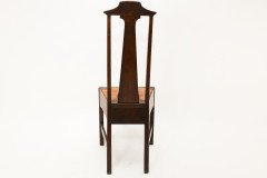 Arts & Crafts Liberty style Oak floral inlaid side chair - Thumbnail 16