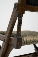 Bruce Talbert for Gillow & Co., Gothic Revival Scissor-Style Side Chair - Thumbnail 12