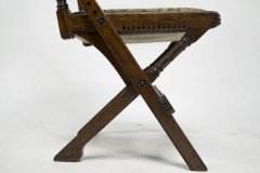 Bruce Talbert for Gillow & Co., Gothic Revival Scissor-Style Side Chair - Thumbnail 13