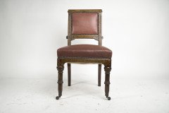 Charles Bevan Attributed, a Gothic Revival Side Chair with Scroll Carvings - Thumbnail 2