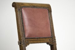 Charles Bevan Attributed, a Gothic Revival Side Chair with Scroll Carvings - Thumbnail 5