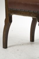 Charles Bevan Attributed, a Gothic Revival Side Chair with Scroll Carvings - Thumbnail 15