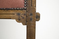 Charles Bevan, attributed. A Gothic Revival Side Chair with Scroll Carvings - Thumbnail 10