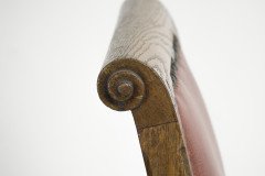 Charles Bevan Attributed, a Gothic Revival Side Chair with Scroll Carvings - Thumbnail 6