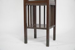 An Anglo- Japanese Style Mahogany Side Cabinet of Slender Form with Brass Sabots - Thumbnail 13