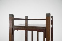 An Anglo- Japanese Style Mahogany Side Cabinet of Slender Form with Brass Sabots - Thumbnail 7
