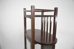 An Anglo- Japanese Style Mahogany Side Cabinet of Slender Form with Brass Sabots - Thumbnail 8