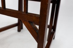 Bombay Art Furnishing Est. An Anglo-Japanese Walnut Armchair with a Double Back Leg - Thumbnail 15