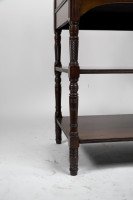 E. W. Godwin Attributed. Made by Collinson & Lock. An Aesthetic Movement Mahogany Side Cabinet - Thumbnail 14