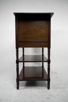 E. W. Godwin Attributed. Made by Collinson & Lock. An Aesthetic Movement Mahogany Side Cabinet - Thumbnail 6