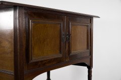 E. W. Godwin Attributed. Made by Collinson & Lock. Aesthetic Movement Mahogany Side Cabinet - Thumbnail 9