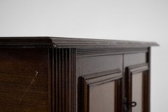 E. W. Godwin Attributed. Made by Collinson & Lock. Aesthetic Movement Mahogany Side Cabinet - Thumbnail 8