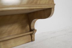 Collinson & Lock. An Aesthetic Movement Satin Walnut Breakfront Wall Cupboard - Thumbnail 15