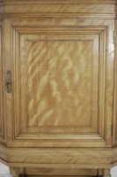 Collinson & Lock. An Aesthetic Movement Satin Walnut Breakfront Wall Cupboard - Thumbnail 6