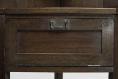 Liberty & Co., A Rare & Unusual Arts & Crafts Oak Corner Dressing Table - Thumbnail 12