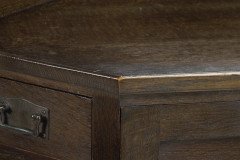 Liberty & Co., a Rare & Unusual Arts & Crafts Oak Corner Dressing Table - Thumbnail 11