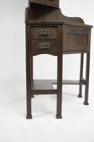 Liberty & Co., a Rare & Unusual Arts & Crafts Oak Corner Dressing Table - Thumbnail 16