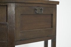 Liberty & Co., A Rare & Unusual Arts & Crafts Oak Corner Dressing Table - Thumbnail 13