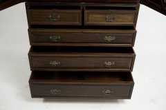 Morris & Co., a Superior Quality Aesthetic Movement Walnut Tallboy - Thumbnail 3